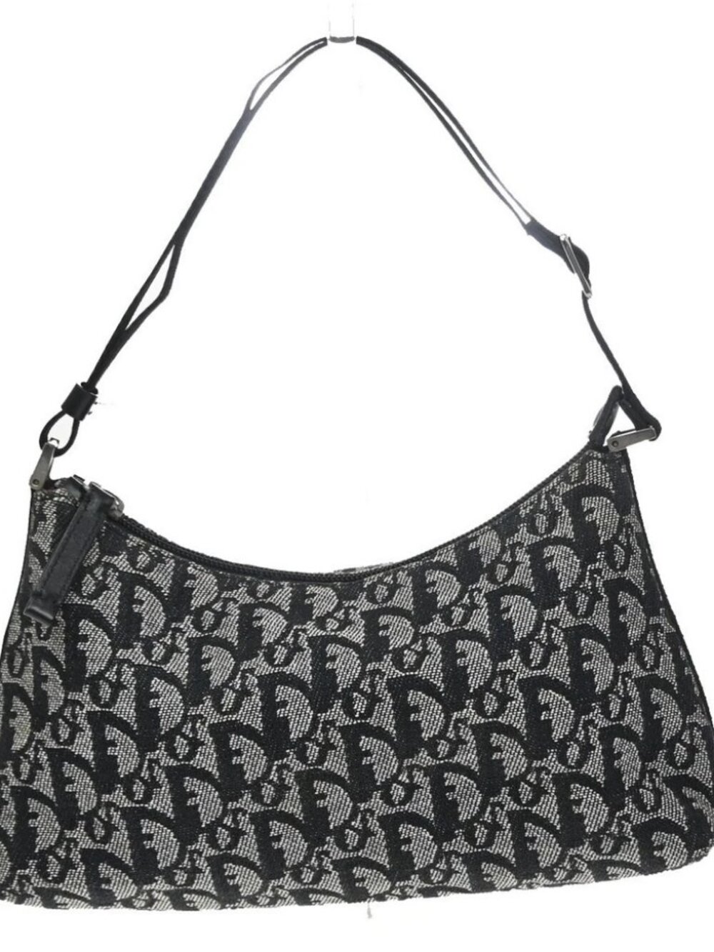 Christian Dior Monogram Shoulder Bag Pochette Black Italy